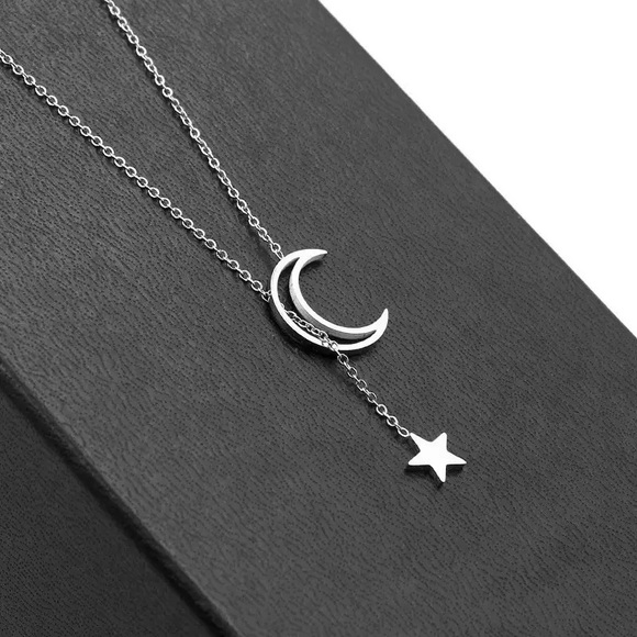 3/$30 🌙  Moon and Stars Necklace ⭐️ - Picture 5 of 7
